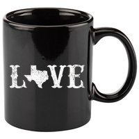 Love Texas 11oz C Handle Ceramic Mug