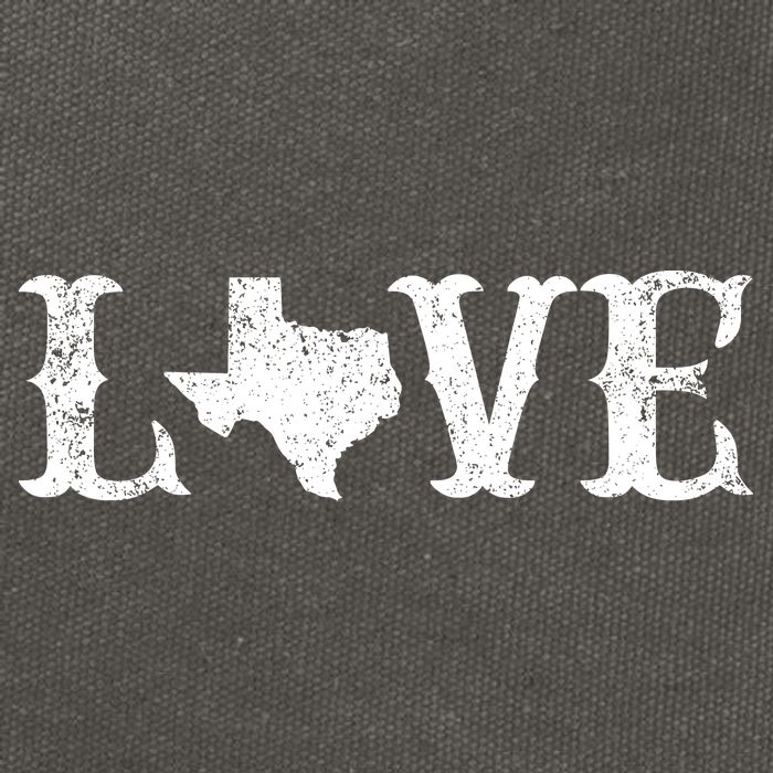 Love Texas Cotton Canvas Backpack