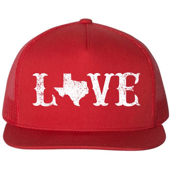 Love Texas Flat Bill Trucker Hat