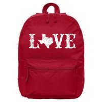 Love Texas 16 in Basic Backpack