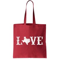 Love Texas Tote Bag