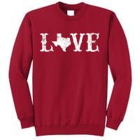 Love Texas Tall Sweatshirt