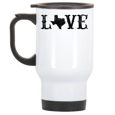 Love Texas Stainless Steel Travel Mug