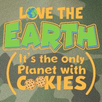 Love the Earth It's the Only Planet with Cookies Legacy Tie Dye Trucker Hat