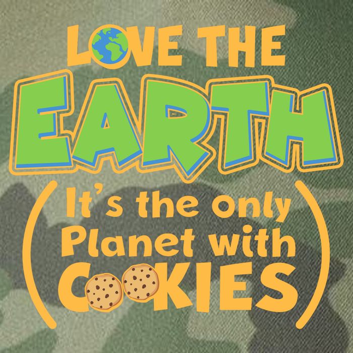 Love the Earth It's the Only Planet with Cookies Legacy Tie Dye Trucker Hat