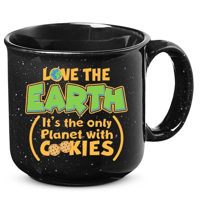 Love the Earth It's the Only Planet with Cookies 15oz Campfire Ceramic Mug