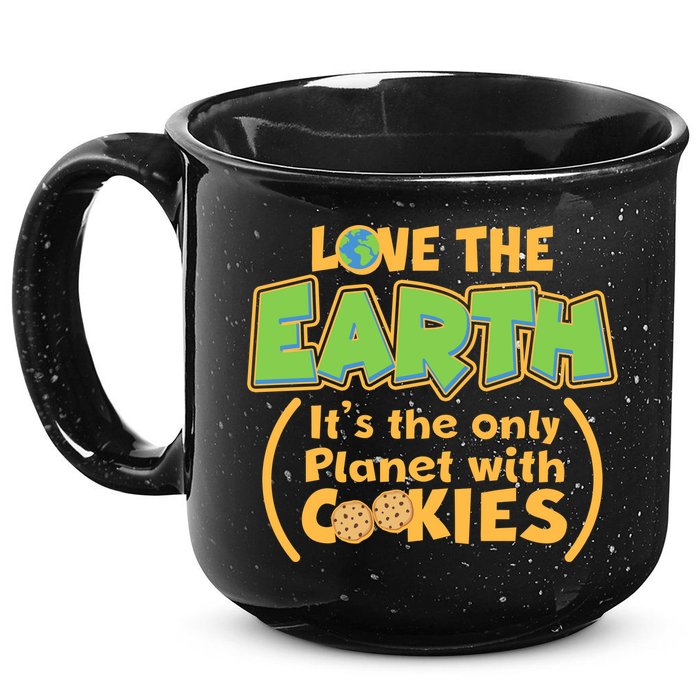 Love the Earth It's the Only Planet with Cookies 15oz Campfire Ceramic Mug