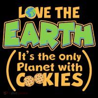 Love the Earth It's the Only Planet with Cookies Sustainable Beanie