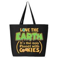 Love the Earth It's the Only Planet with Cookies 25L Jumbo Tote