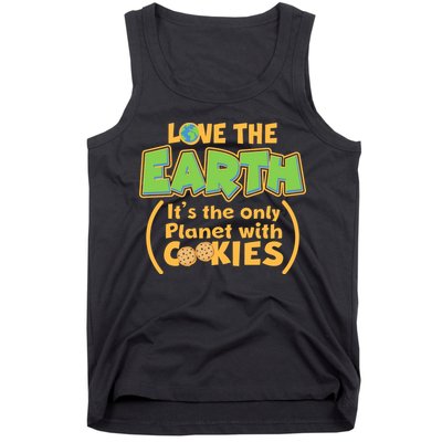 Love the Earth It's the Only Planet with Cookies Tank Top