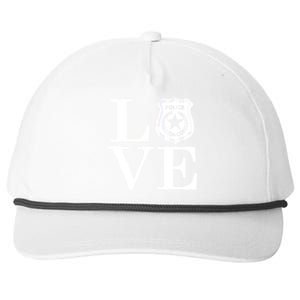 Love The Police Snapback Five-Panel Rope Hat