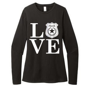 Love The Police Womens CVC Long Sleeve Shirt