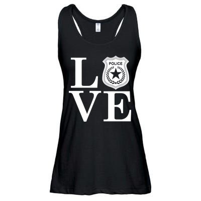 Love The Police Ladies Essential Flowy Tank