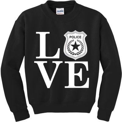 Love The Police Kids Sweatshirt