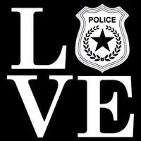 Love The Police Zip Tote Bag