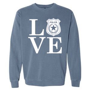 Love The Police Garment-Dyed Sweatshirt