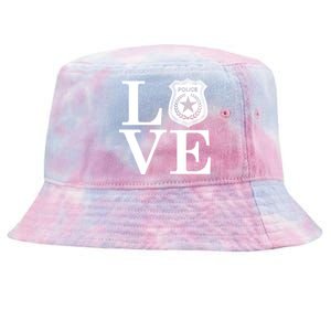 Love The Police Tie-Dyed Bucket Hat