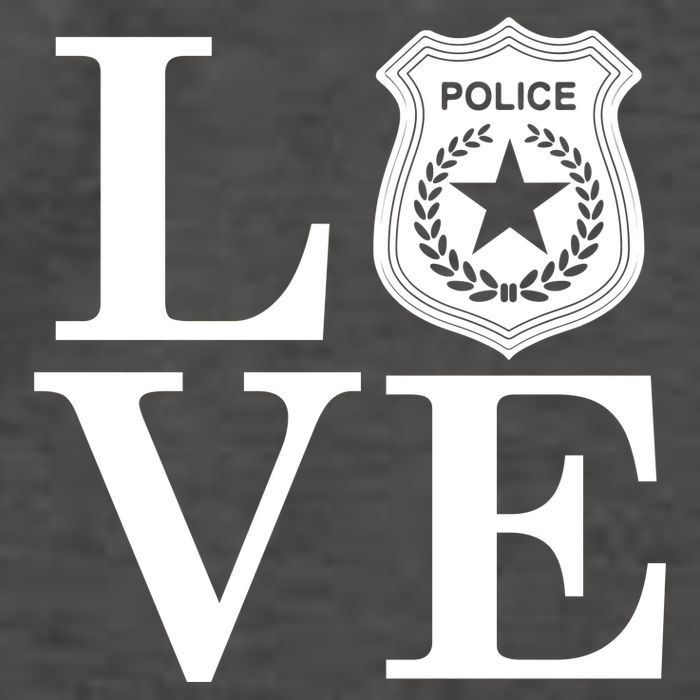 Love The Police Vector Backpack