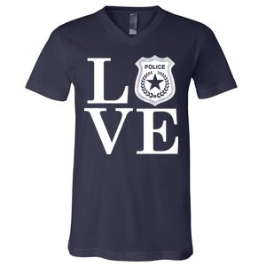 Love The Police V-Neck T-Shirt