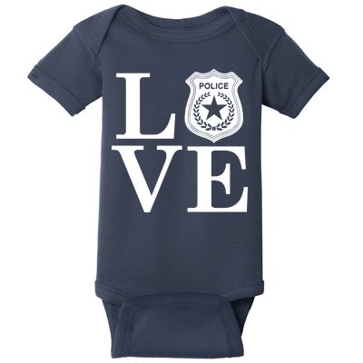 Love The Police Baby Bodysuit