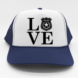 Love The Police Trucker Hat