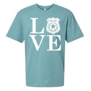 Love The Police Sueded Cloud Jersey T-Shirt