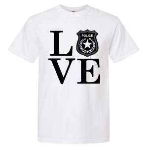 Love The Police Garment-Dyed Heavyweight T-Shirt