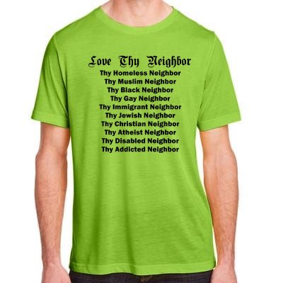 Love Thy Neighbor Equals Adult ChromaSoft Performance T-Shirt