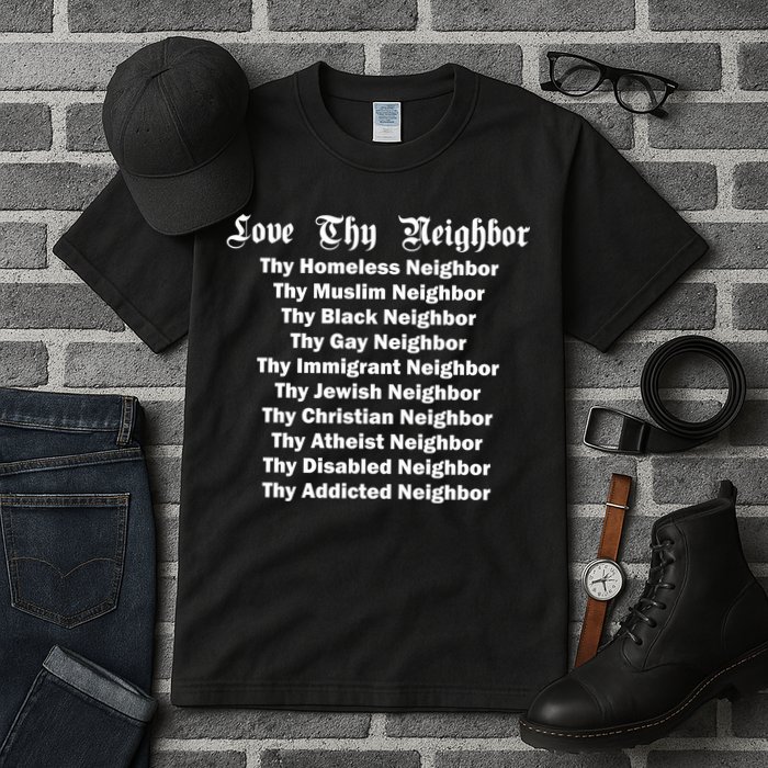 Love Thy Neighbor Equals Tall T-Shirt