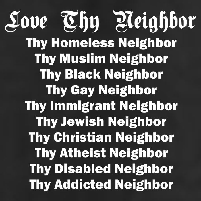 Love Thy Neighbor Equals Beanie