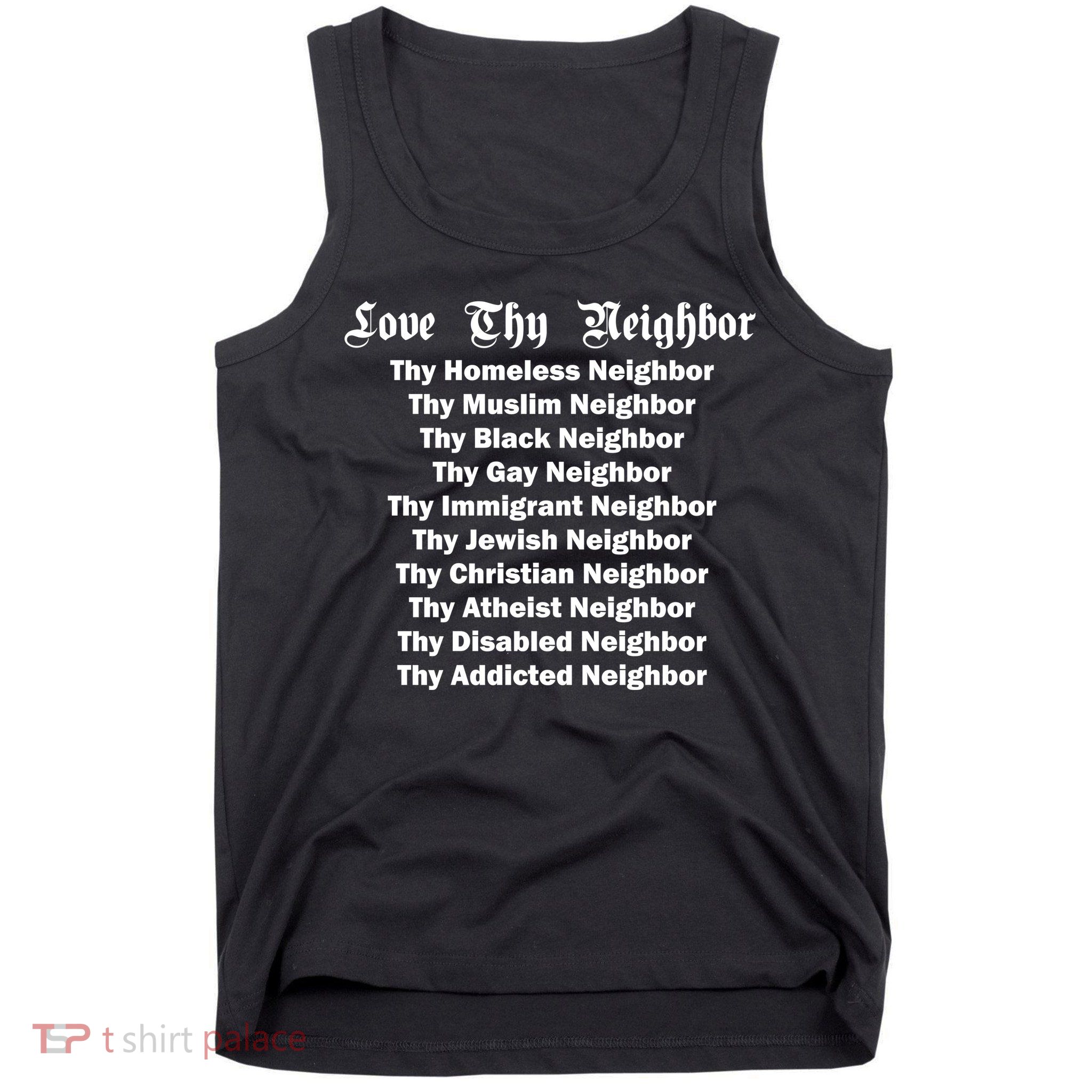 Love Thy Neighbor Equals Tank Top
