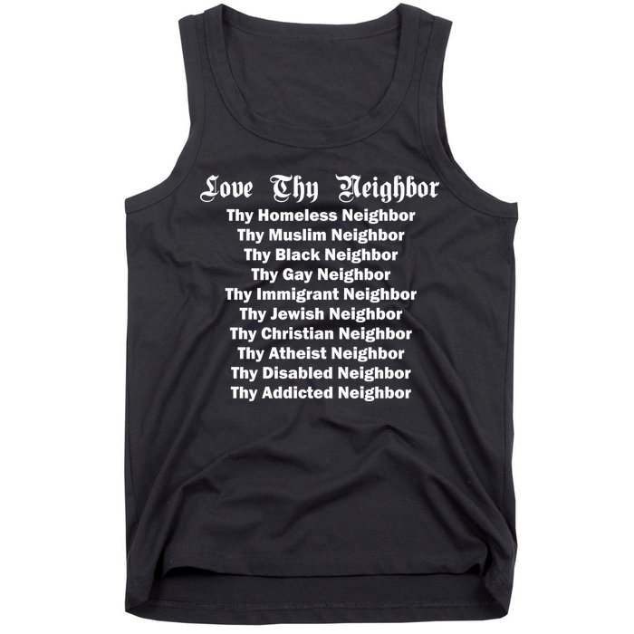 Love Thy Neighbor Equals Tank Top