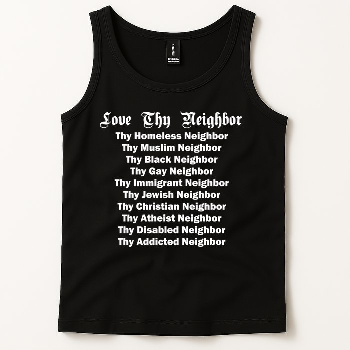 Love Thy Neighbor Equals Tank Top