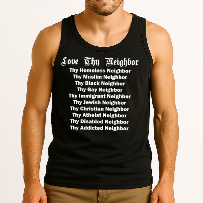 Love Thy Neighbor Equals Tank Top