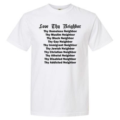 Love Thy Neighbor Equals Garment-Dyed Heavyweight T-Shirt