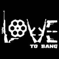 Love To Bang Funny Gun Bullets Cooling Performance Crew T-Shirt