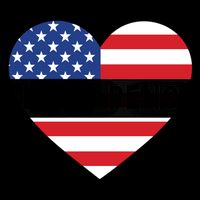 Love Trump Pence USA Heart Mug