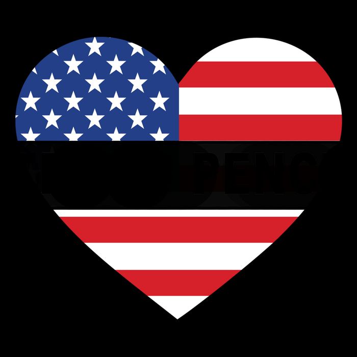 Love Trump Pence USA Heart Mug