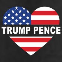 Love Trump Pence USA Heart Hat