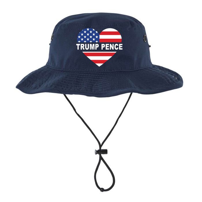 Love Trump Pence USA Heart Legacy Cool Fit Booney Bucket Hat