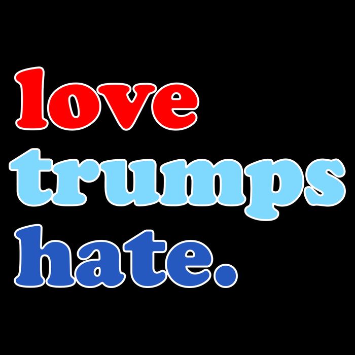 Love Trumps Hate. Anti-Trump Not My President 16 in Basic Backpack