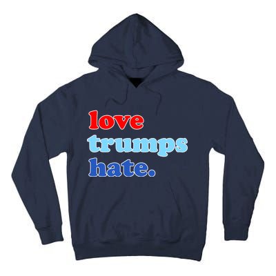 Love Trumps Hate. Anti-Trump Not My President Tall Hoodie