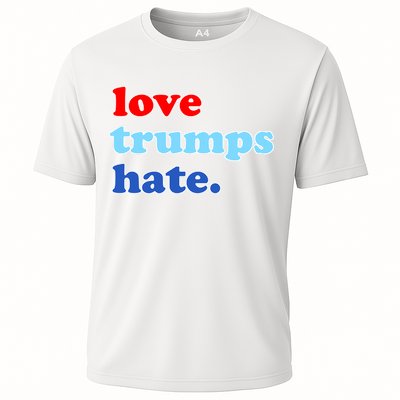 Love Trumps Hate. Anti-Trump Not My President Performance Shirt