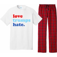 Love Trumps Hate. Anti-Trump Not My President Pajama Set