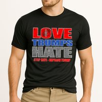 Love Trumps Hate Anti Trump Impeach Not My President Cooling Performance Crew T-Shirt