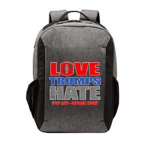 Love Trumps Hate Anti Trump Impeach Not My President Vector Backpack