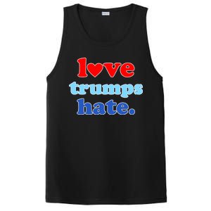 Love Trumps Hate Heart Anti Trump Not My President PosiCharge Competitor Tank