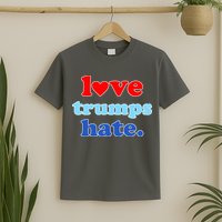 Love Trumps Hate Heart Anti Trump Not My President T-Shirt