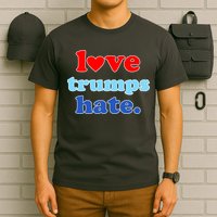 Love Trumps Hate Heart Anti Trump Not My President T-Shirt
