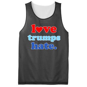 Love Trumps Hate Heart Anti Trump Not My President Mesh Reversible Basketball Jersey Tank